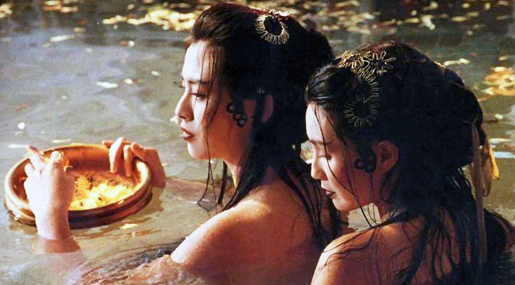 Maggie Cheung et Joey Wang dans Green Snake de Tsui Hark (1993)
