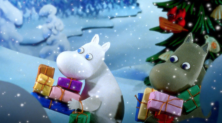 "Les Moomins attendent Noël"