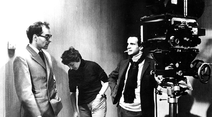 Truffaut et Godard sur le tournage de "Fahrenheit 451"