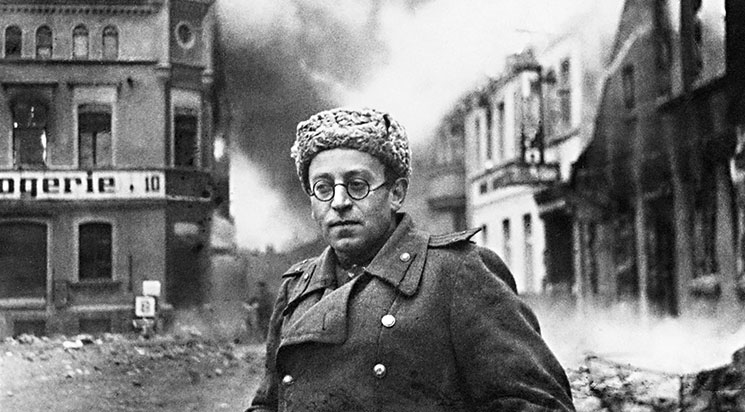 Vassili Grossman à Schwerin, Allemagne 1945