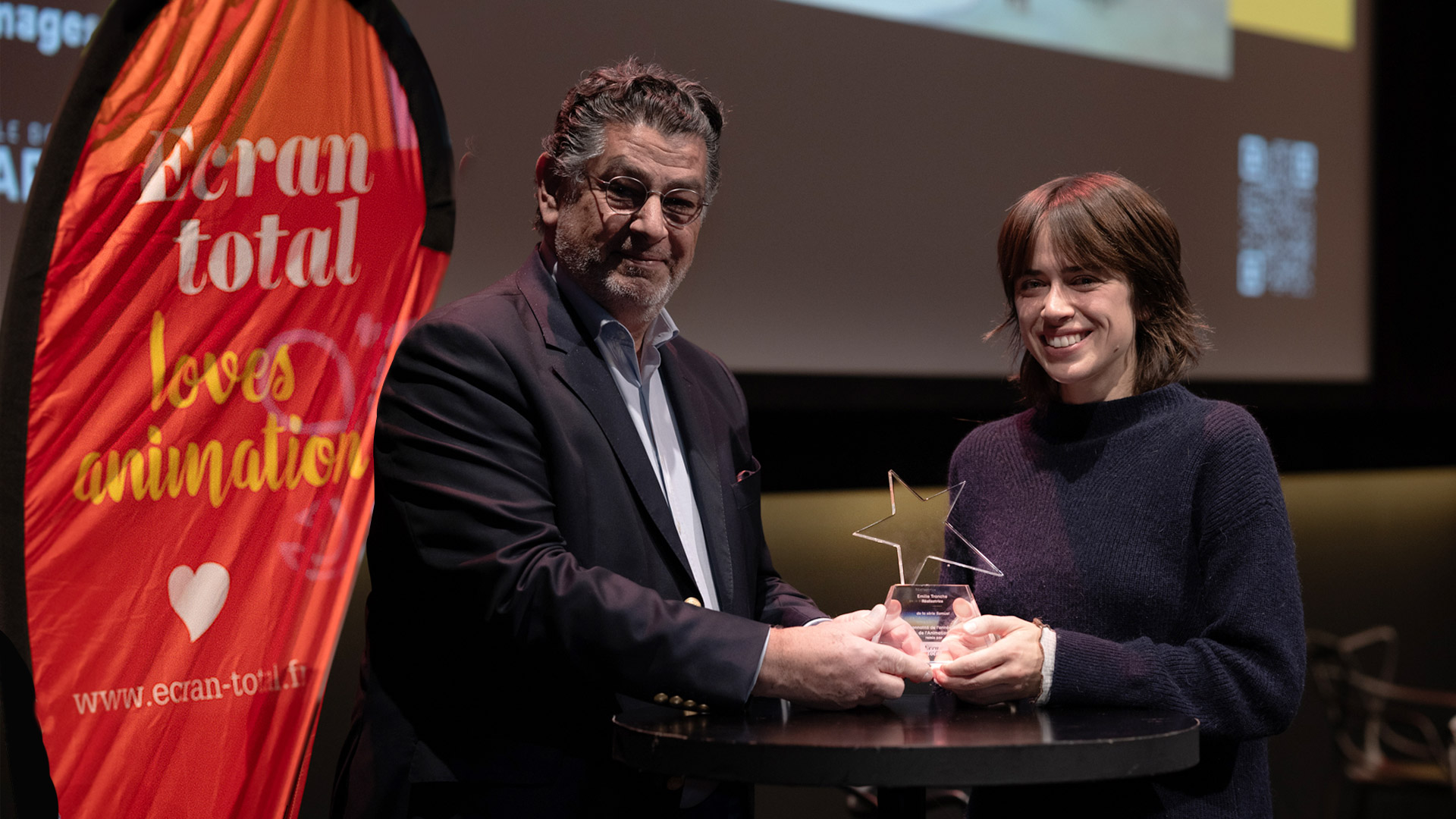 Emilie Tronche lauréate du Prix de la personnalité de l'année d'Ecran total 2024