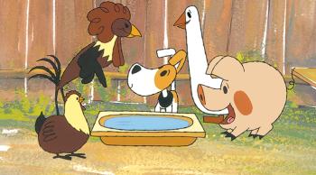  "Reksio père adoptif" de Lechoslaw Marszalek © Studio Film Rysunkowych 