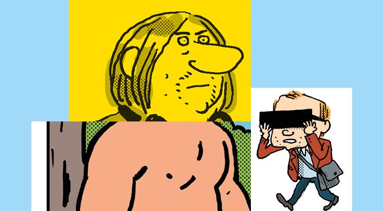  Bédérama Design graphique : ABM Studio – Visuel : Krakaendragon / Supermurgeman / Spirou magazine © Mathieu Sapin 