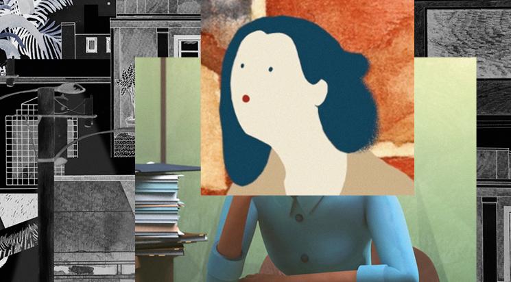   Carrefour du cinéma d'animation Design graphique : ABM Studio – Visuel : Tea Time © Institut Sainte Geneviève / Sans Gravité © Rubika / Virus Tropical © Timbo Estudio 