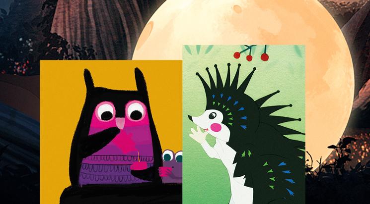  Tout-Petits Cinéma ABM Studio – Visuel recto : Lunette © Phoebe Warries / Un peu perdu © KMBO / Le Hérisson et la Pastèque © Les Films du Préau 