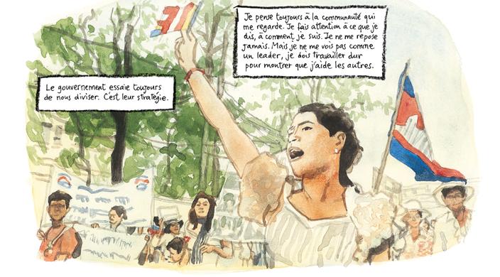 Vernissage de l'exposition "Être là... avec Amnesty International"