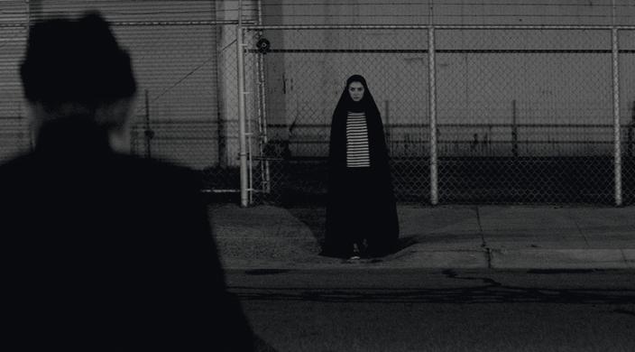 A Girl Walks Alone At Night