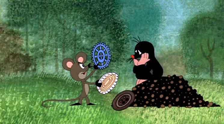 La Petite Taupe et le chien Poupi : hommage à Zdenĕk Miler