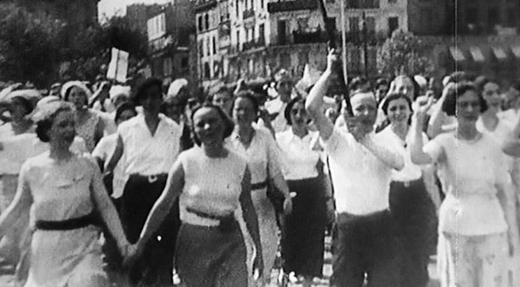 "La vie est à nous" précédé de "Le Grand Prix cycliste de L'Humanité (Rouen-Paris)"