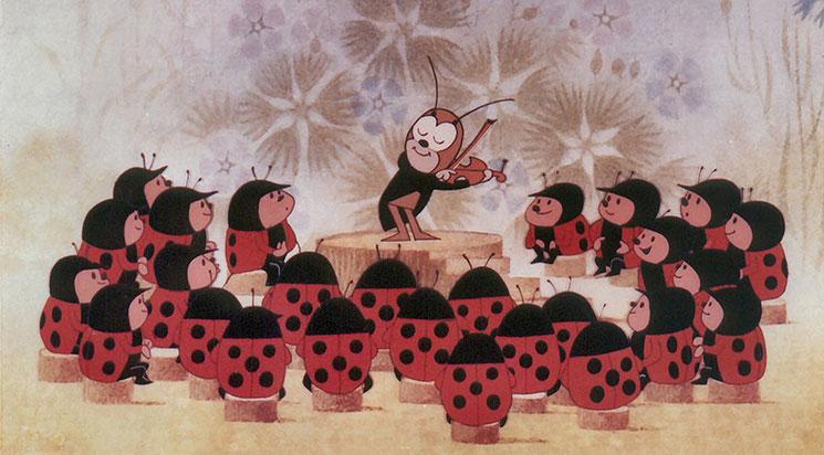 Le Criquet et son violon