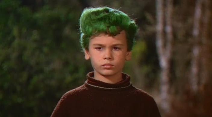 Le garçon aux cheveux verts