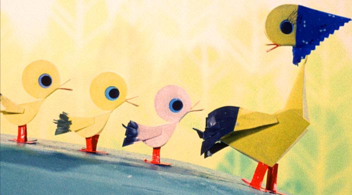 Origami et canetons dégourdis