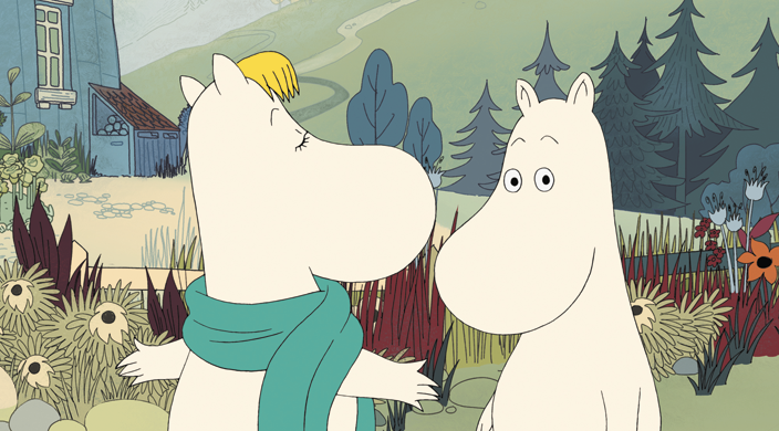 Les Moomins sur la Riviera