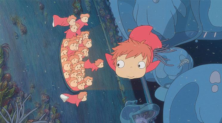 Ponyo sur la falaise
