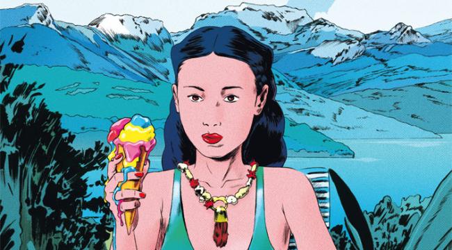 Festival international du film d'animation d'Annecy 2017 © Illustration Ugo Bienvenu et Kevin Manach - Graphisme Christian Debban