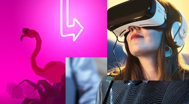  "Les samedis de la VR" Design graphique ABM Studio – Visuel Collection Christophel sauf masque © Antoine Doyen et Virtual Virtual Reality © TenderClaws 