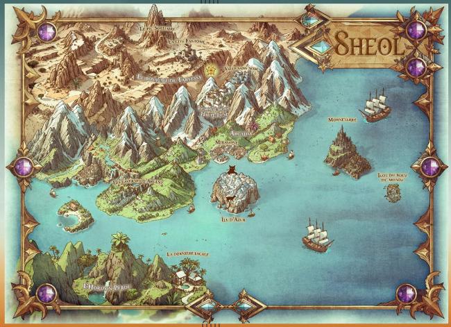 Carte de Sheol © Game of Rôles